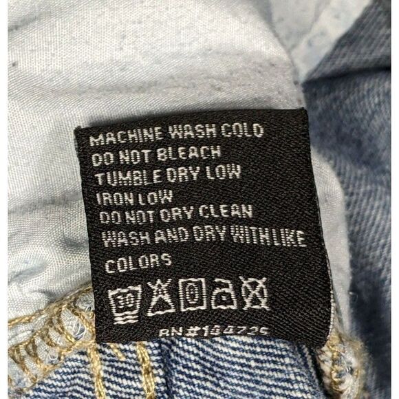 (3/$35) Fashion Nova Size 11 Pockets Distressed Fringe Hem Cotton Cropped Jeans - Picture 6 of 11